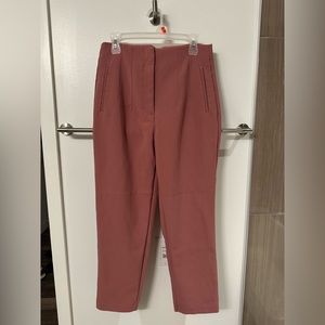 Zara dusty rose high waisted pants